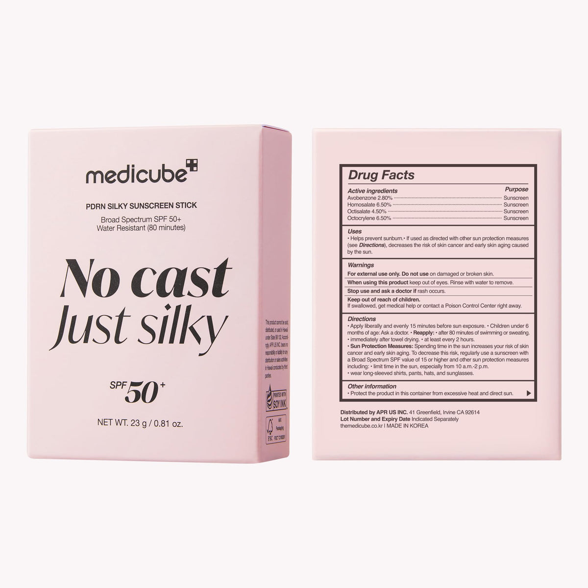 Medicube PDRN Silky Sun Stick SPF 50 – Pore-Blurring, Lightweight & Non-Sticky Sunscreen