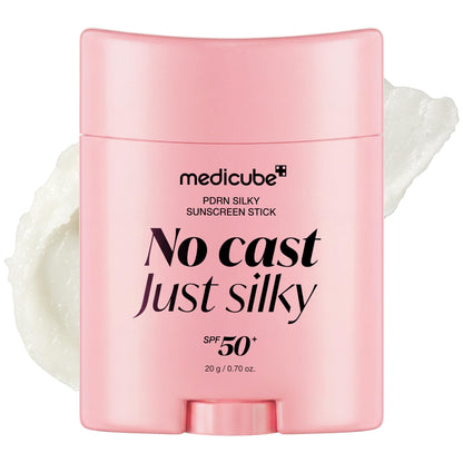 Medicube PDRN Silky Sun Stick SPF 50 – Pore-Blurring, Lightweight & Non-Sticky Sunscreen