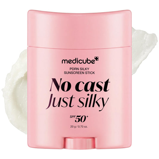 Medicube PDRN Silky Sun Stick SPF 50 – Pore-Blurring, Lightweight & Non-Sticky Sunscreen