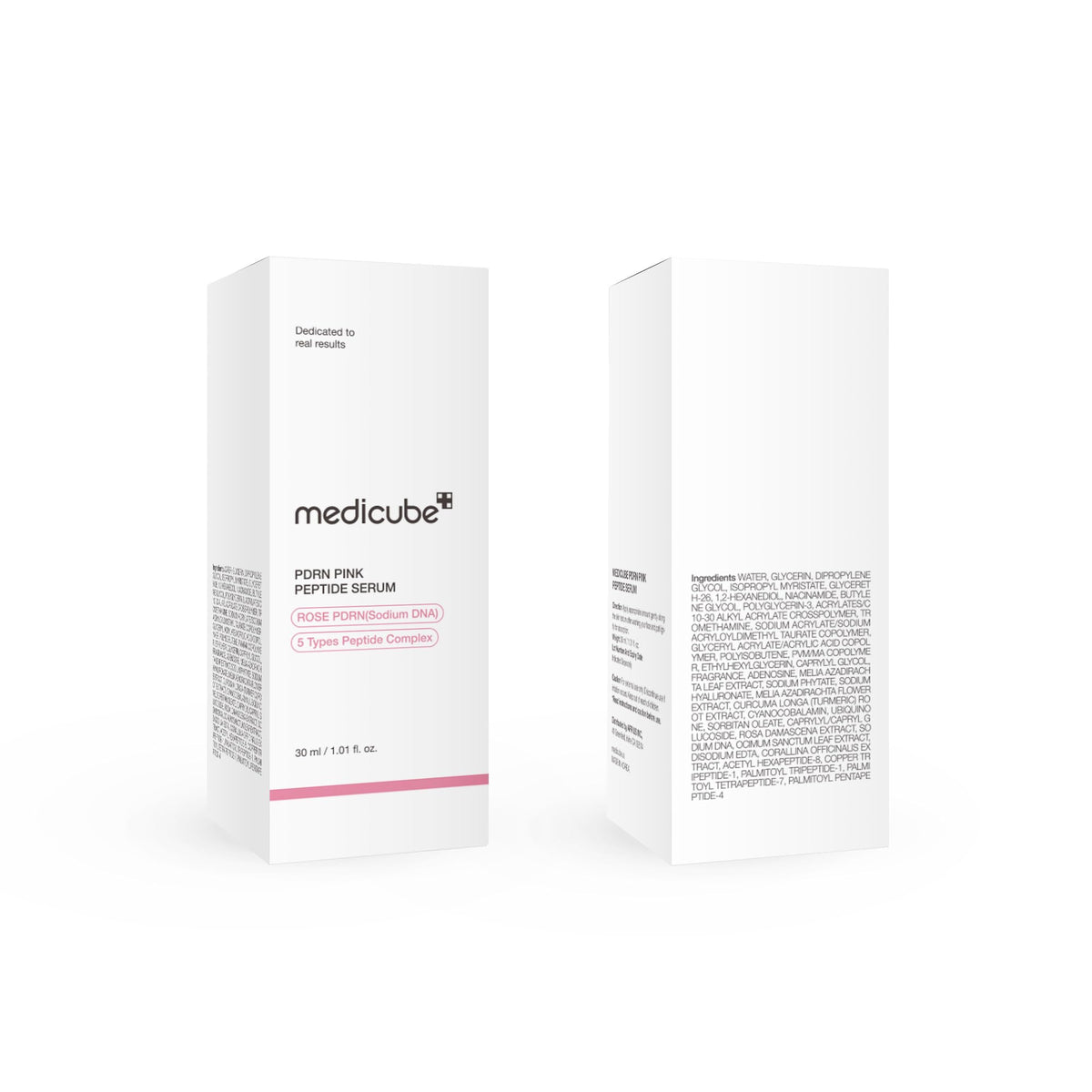 Medicube PDRN Pink Peptide Serum – Rose PDRN for Firmer, Radiant-Looking Skin