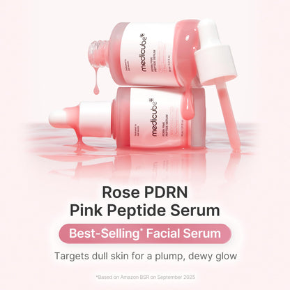 Medicube PDRN Pink Peptide Serum – Rose PDRN for Firmer, Radiant-Looking Skin