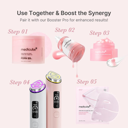 Medicube PDRN Pink Peptide Serum – Rose PDRN for Firmer, Radiant-Looking Skin