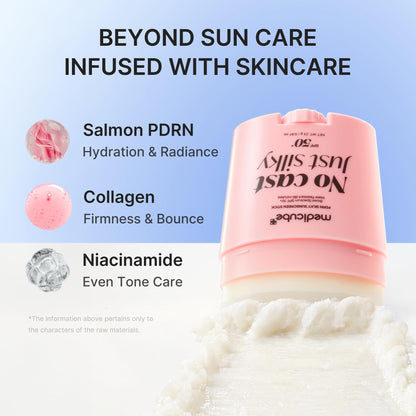 Medicube PDRN Silky Sun Stick SPF 50 – Pore-Blurring, Lightweight & Non-Sticky Sunscreen